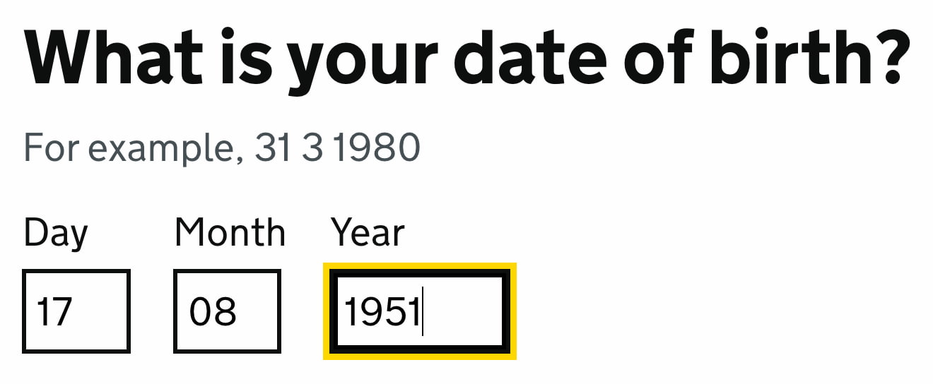 Designing A Better Birthday Input Smart Interface Design Patterns