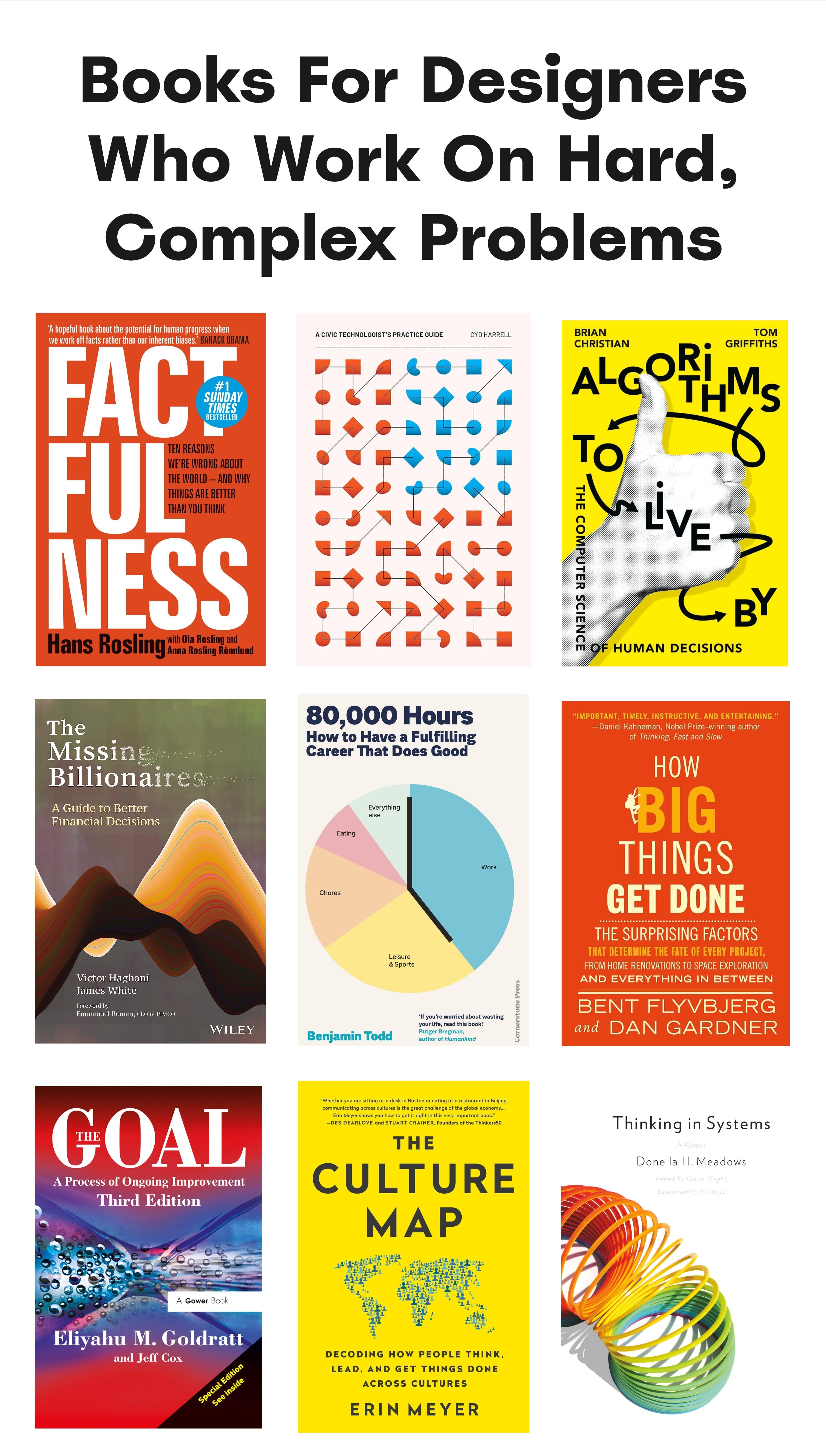 Useful Books For Designers Who Work On Complex Problems (5 minute read)